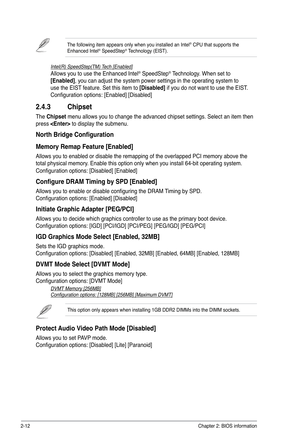 3 chipset | Asus P5QL-CM User Manual | Page 52 / 60