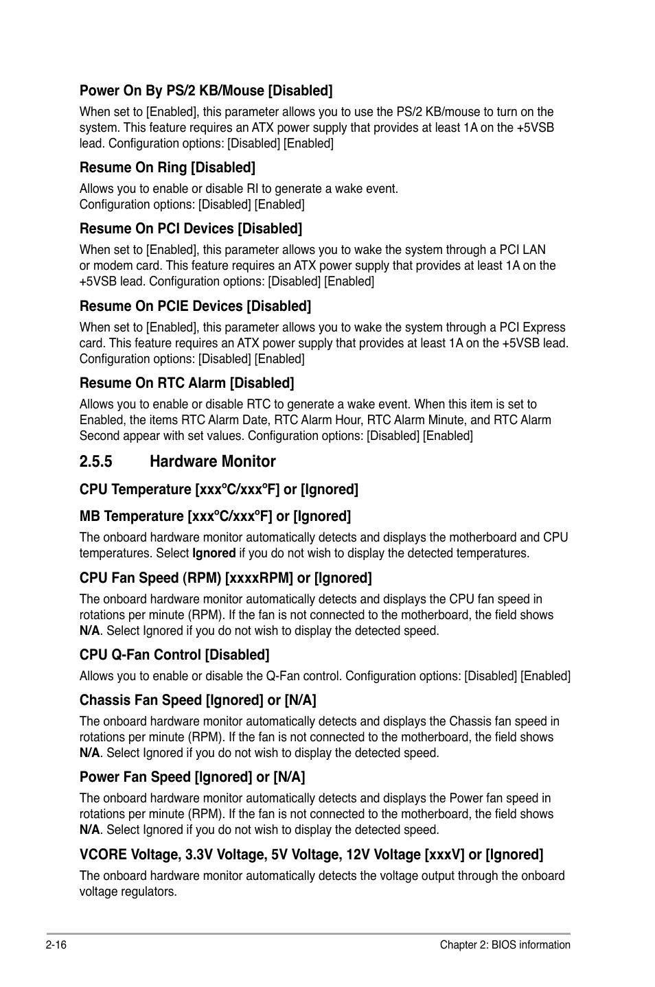 5 hardware monitor | Asus P5QL-CM User Manual | Page 56 / 60
