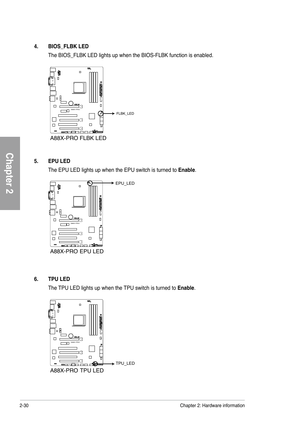 Chapter 2 | Asus A88X-PRO User Manual | Page 50 / 142