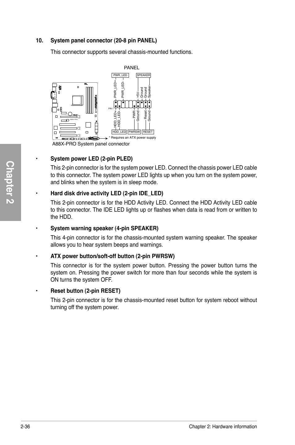 Chapter 2 | Asus A88X-PRO User Manual | Page 56 / 142