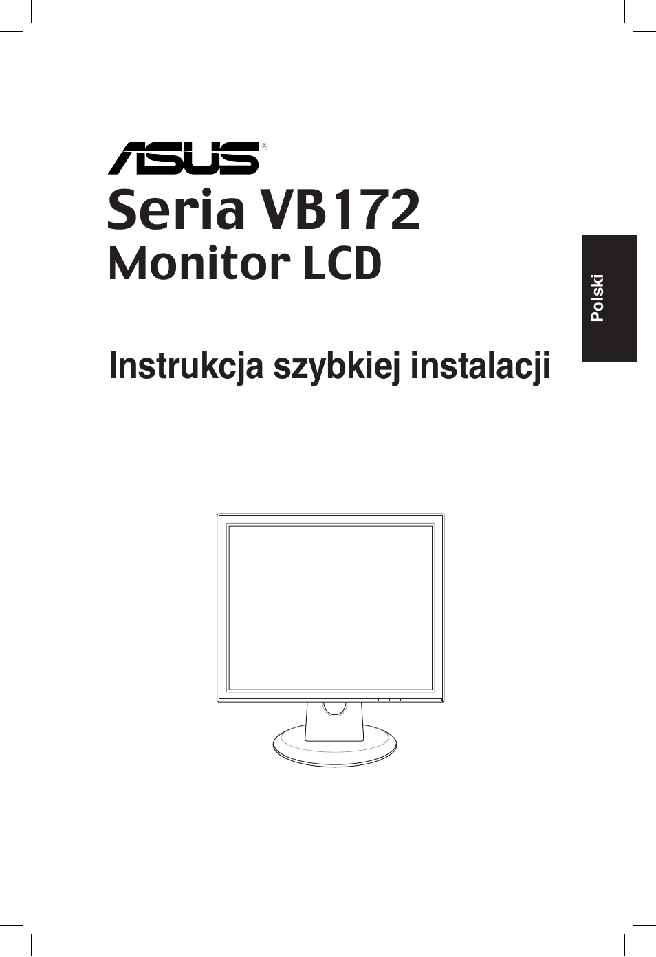 Seria vb172, Monitor lcd | Asus VB172T User Manual | Page 79 / 102