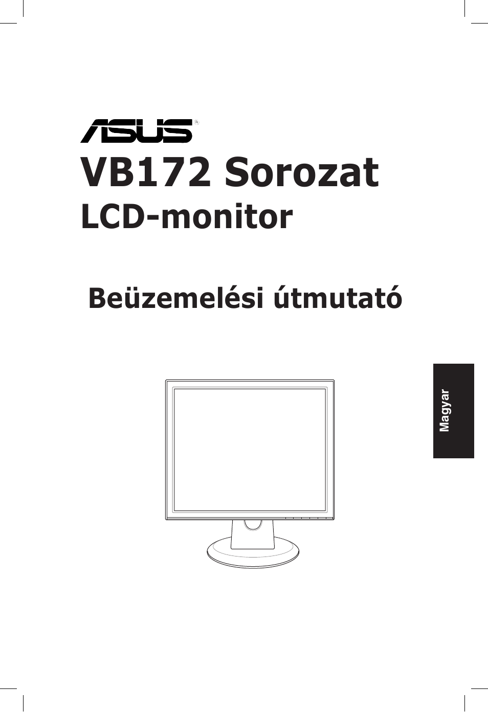 Vb172 sorozat, Lcd-monitor | Asus VB172T User Manual | Page 87 / 102