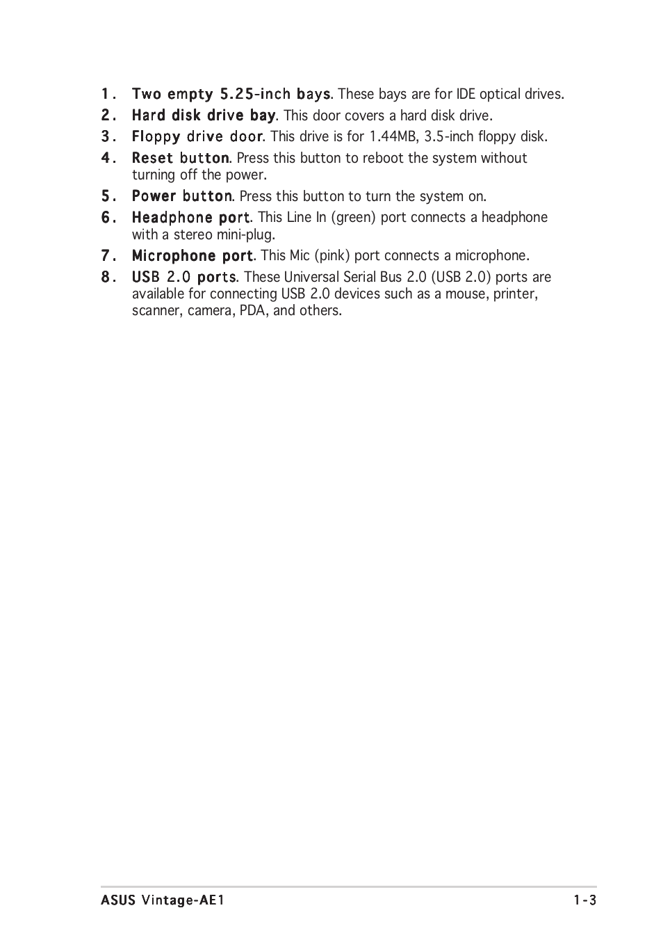 Asus Vintage-AE1 User Manual | Page 13 / 96