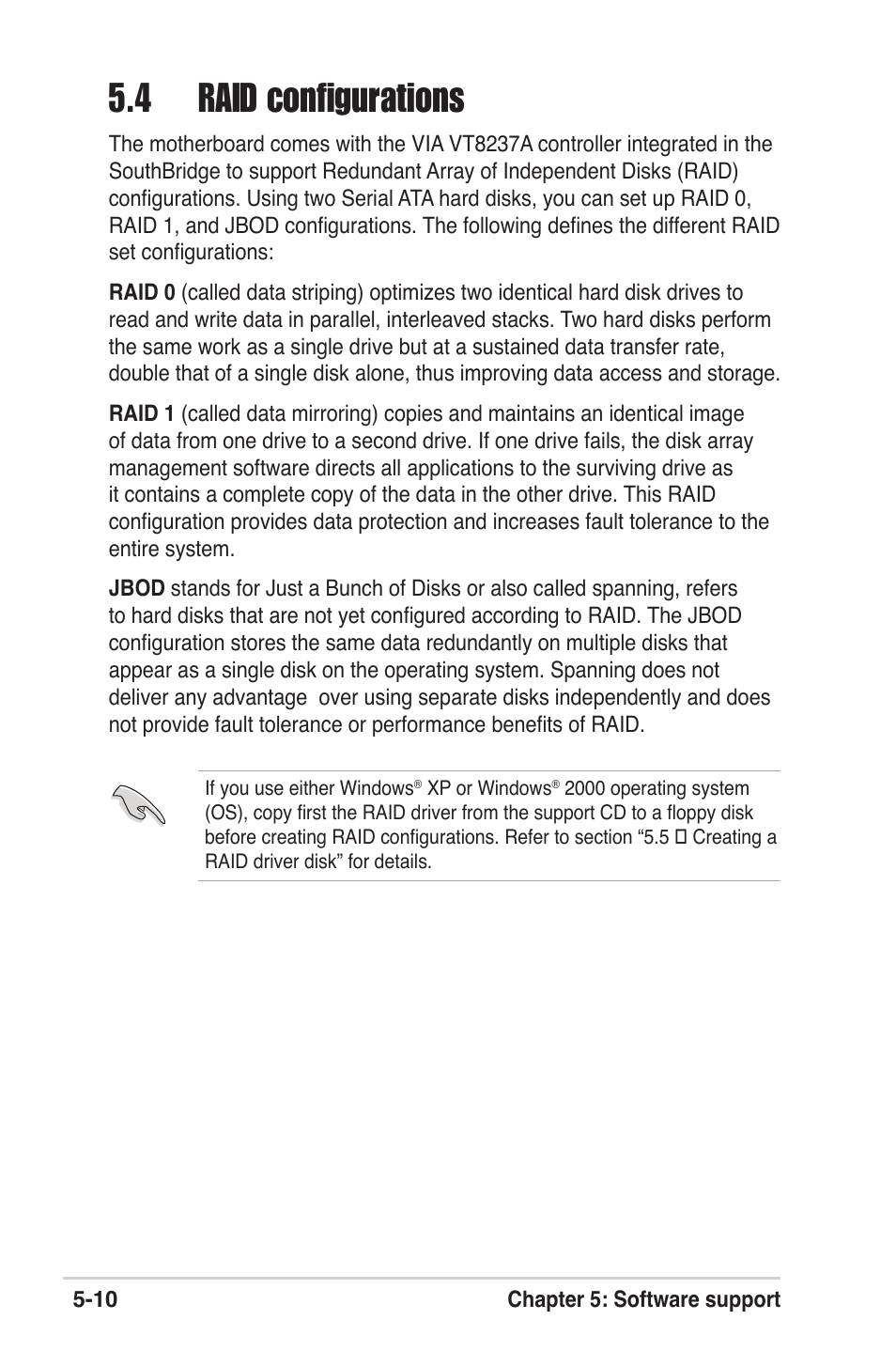 4 raid configurations | Asus M2V User Manual | Page 106 / 118