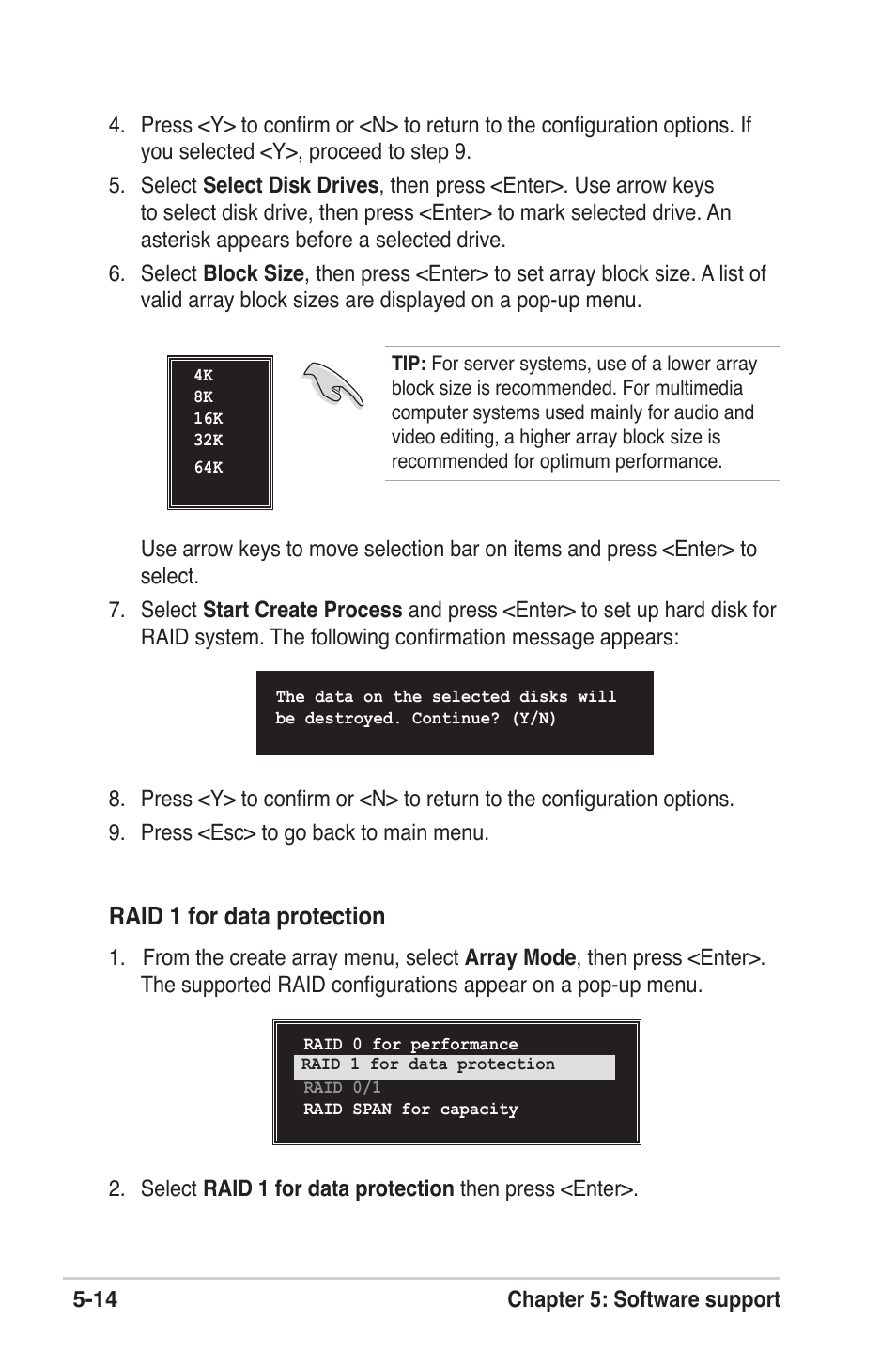 Raid 1 for data protection | Asus M2V User Manual | Page 110 / 118