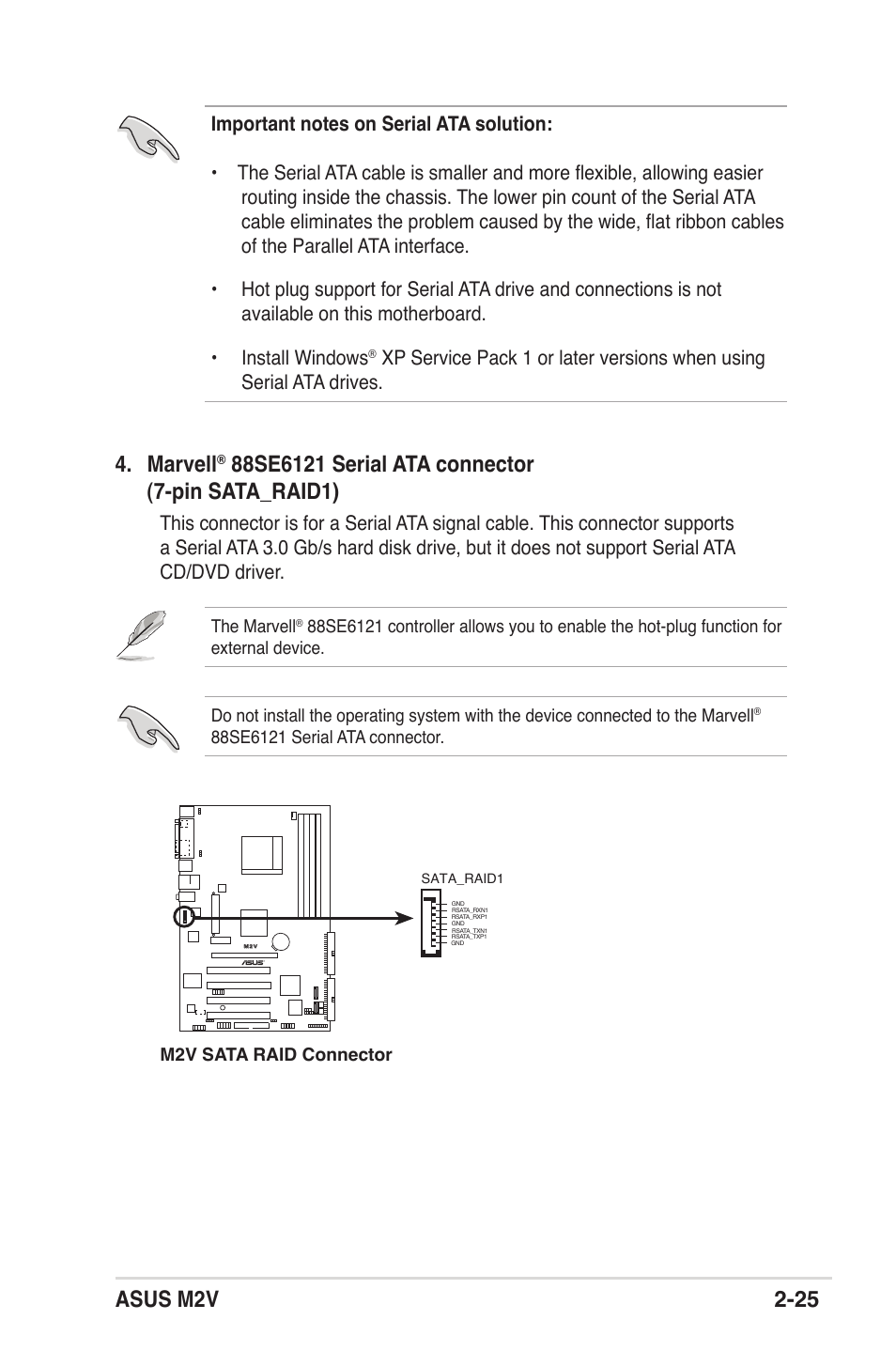 Asus m2v 2-25, Marvell | Asus M2V User Manual | Page 47 / 118