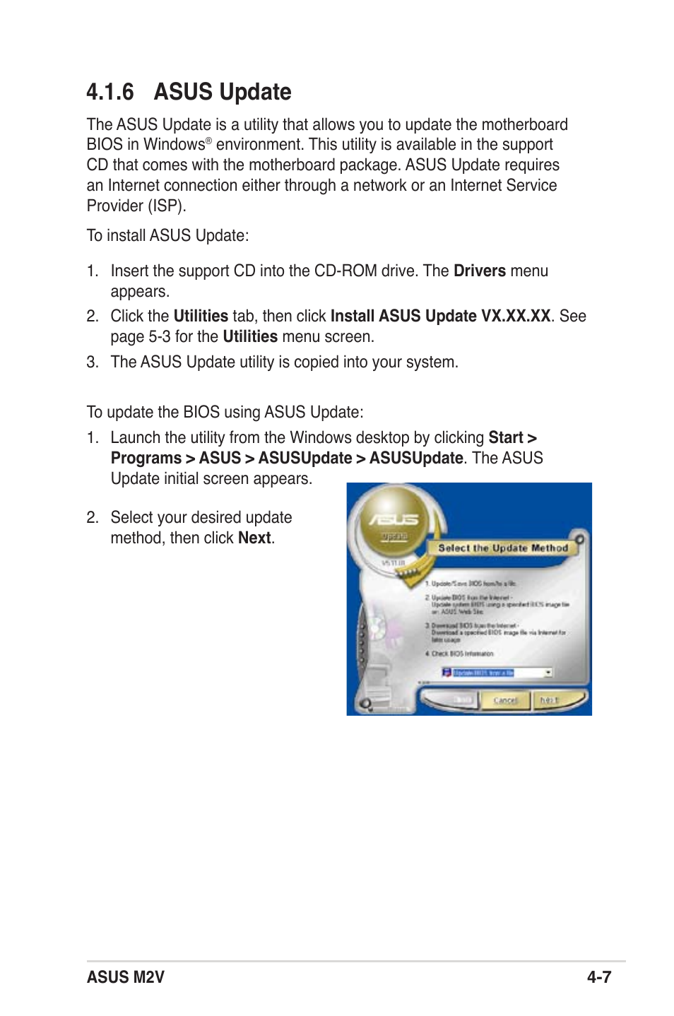 6 asus update | Asus M2V User Manual | Page 65 / 118