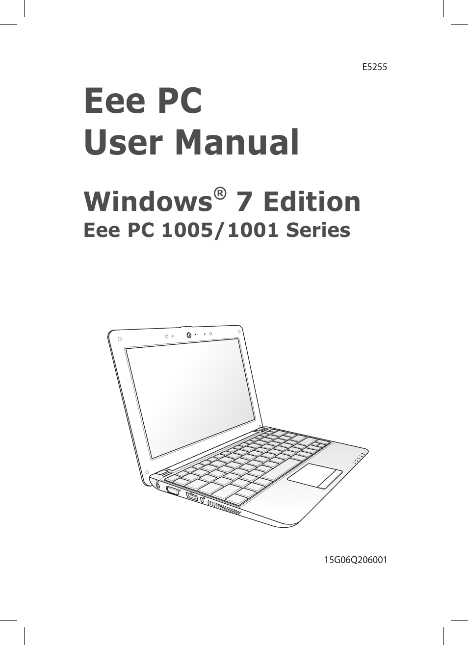 Asus Eee PC 1005PR User Manual | 62 pages