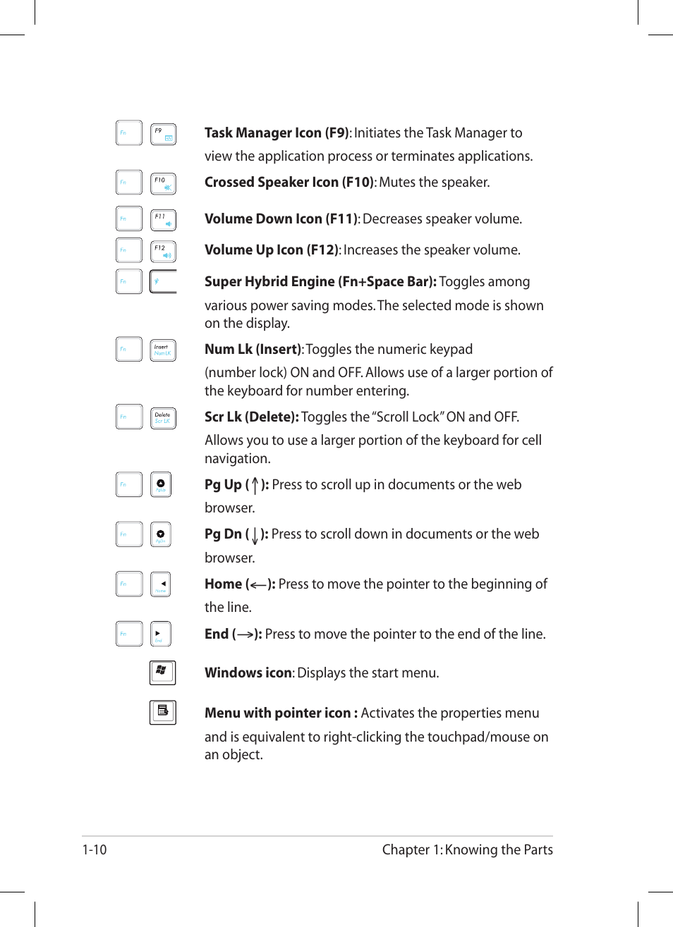 Asus Eee PC 1005PR User Manual | Page 18 / 62