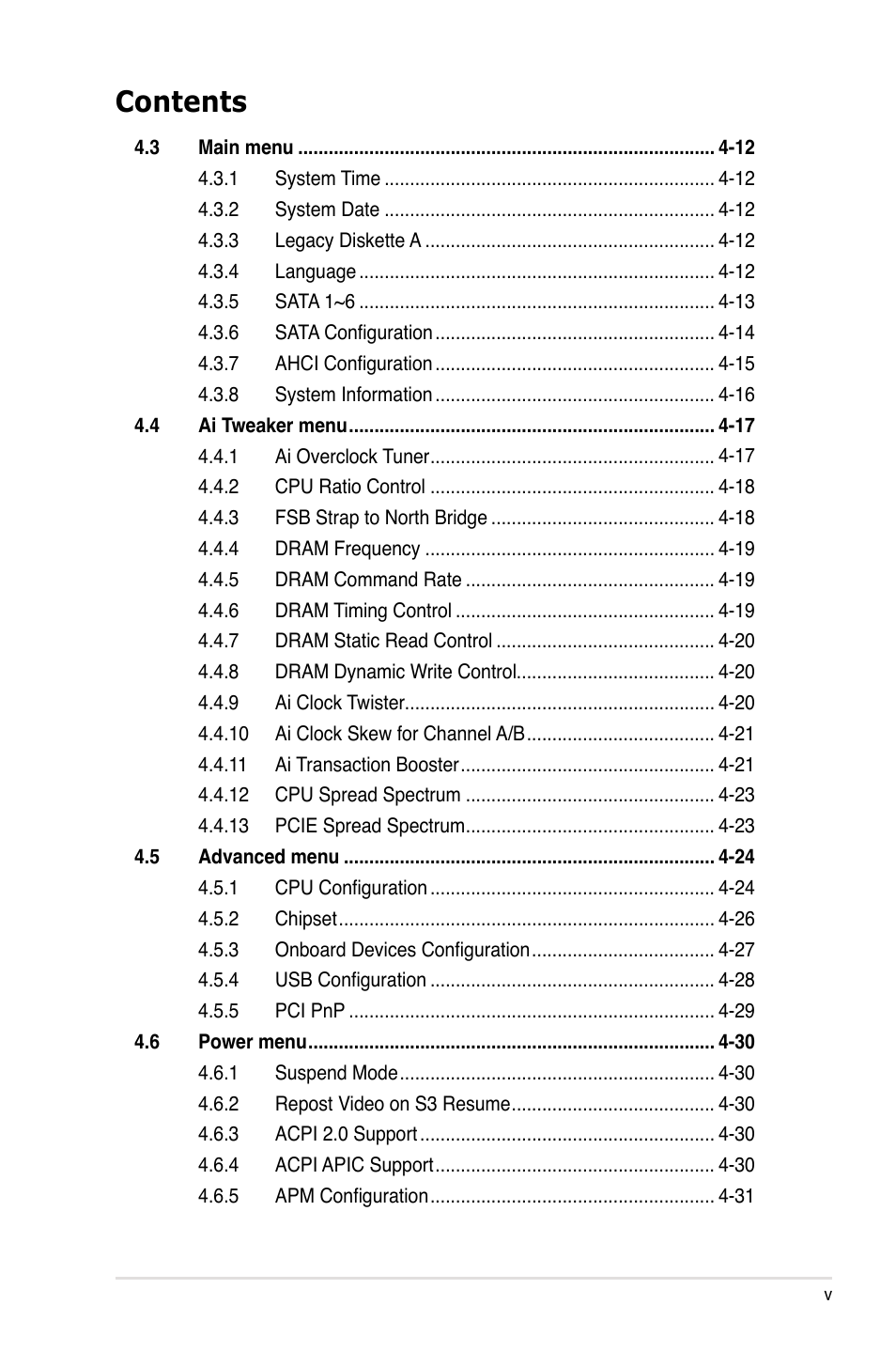 Asus P5E64 WS Professional User Manual | Page 5 / 180