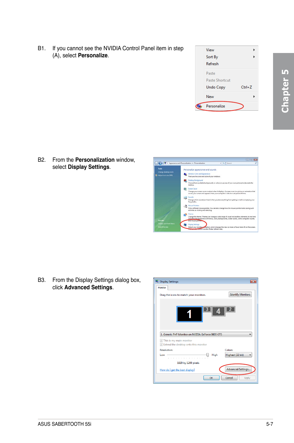 Chapter 5 | Asus Sabertooth 55i User Manual | Page 123 / 124