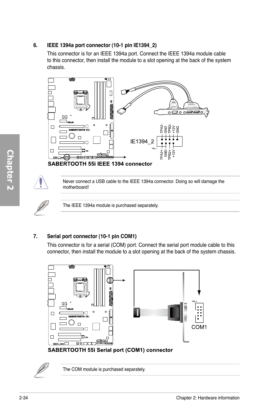 Chapter 2 | Asus Sabertooth 55i User Manual | Page 54 / 124