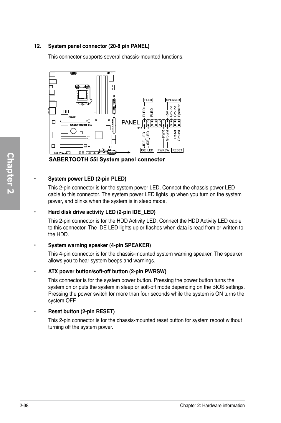 Chapter 2 | Asus Sabertooth 55i User Manual | Page 58 / 124