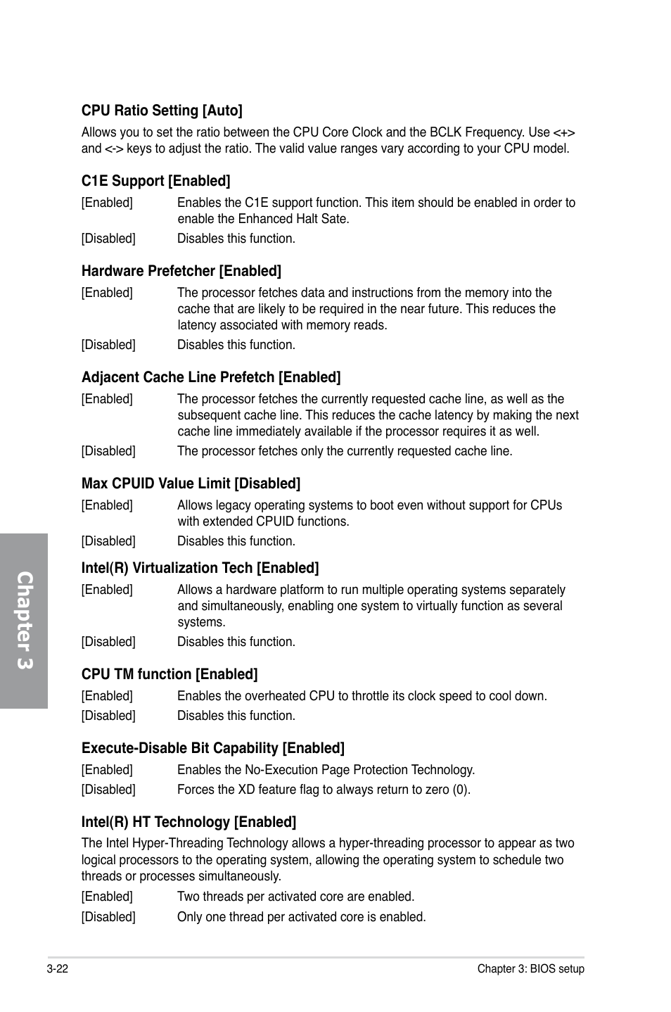 Chapter 3 | Asus Sabertooth 55i User Manual | Page 84 / 124