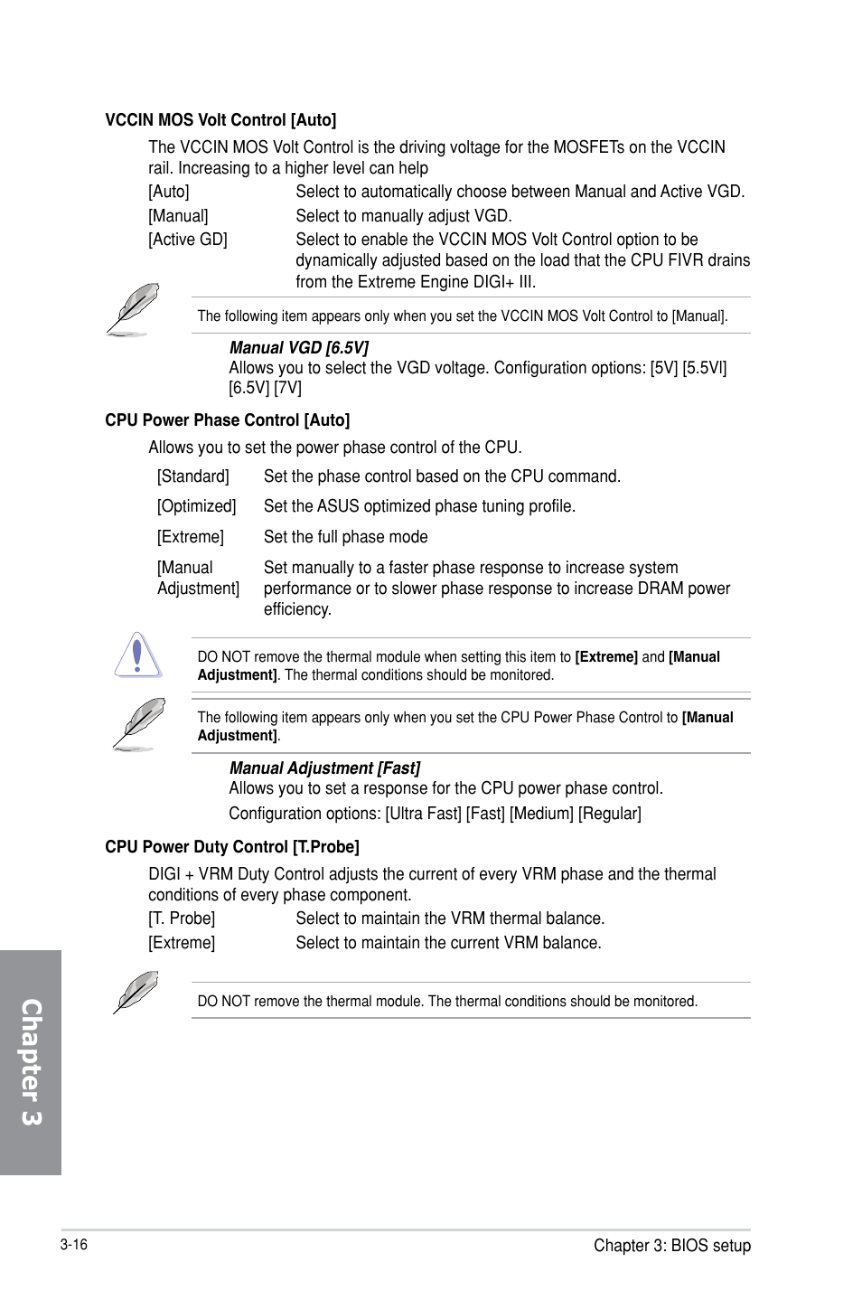 Chapter 3 | Asus MAXIMUS VI EXTREME User Manual | Page 106 / 218