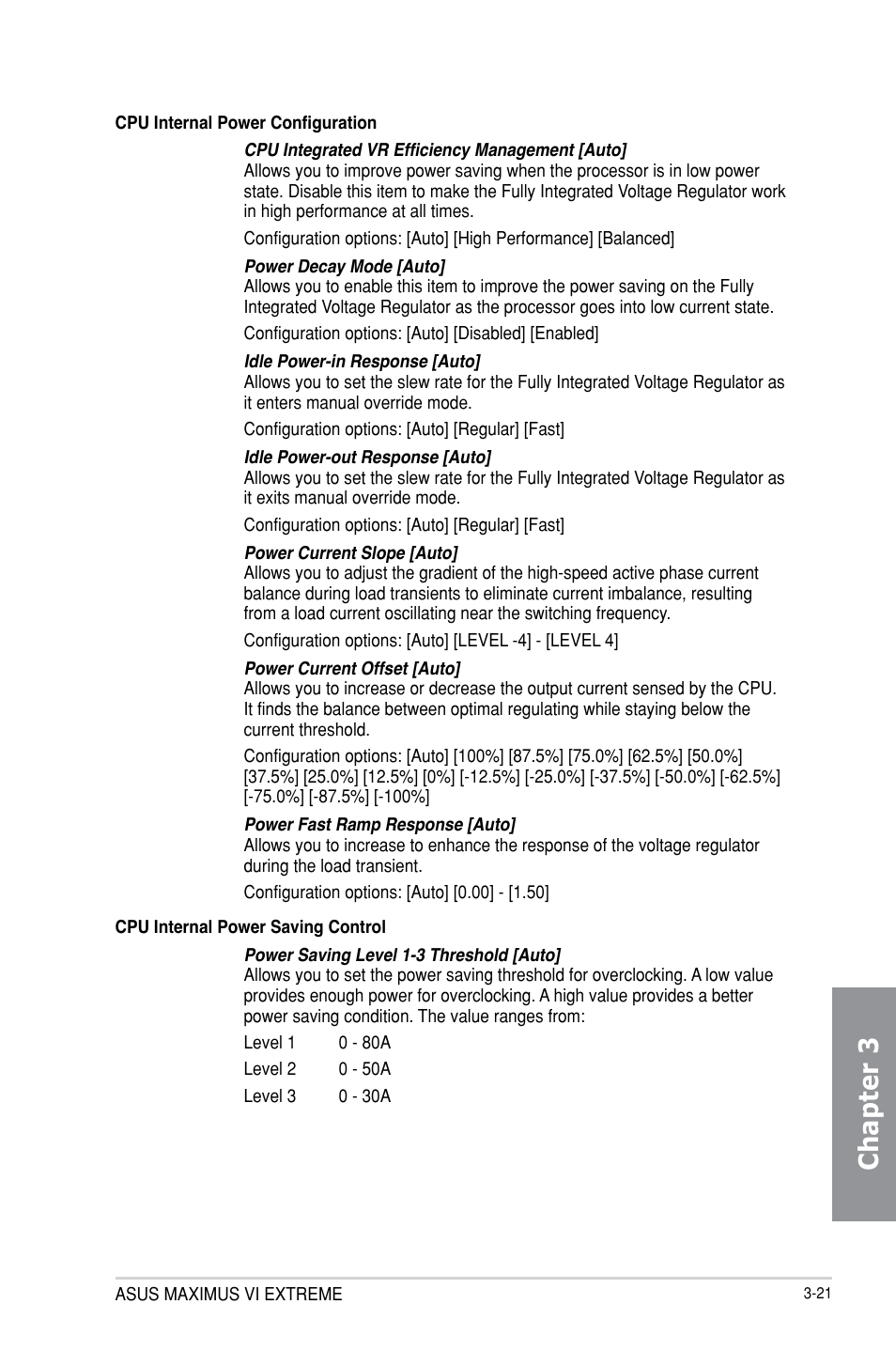 Chapter 3 | Asus MAXIMUS VI EXTREME User Manual | Page 111 / 218
