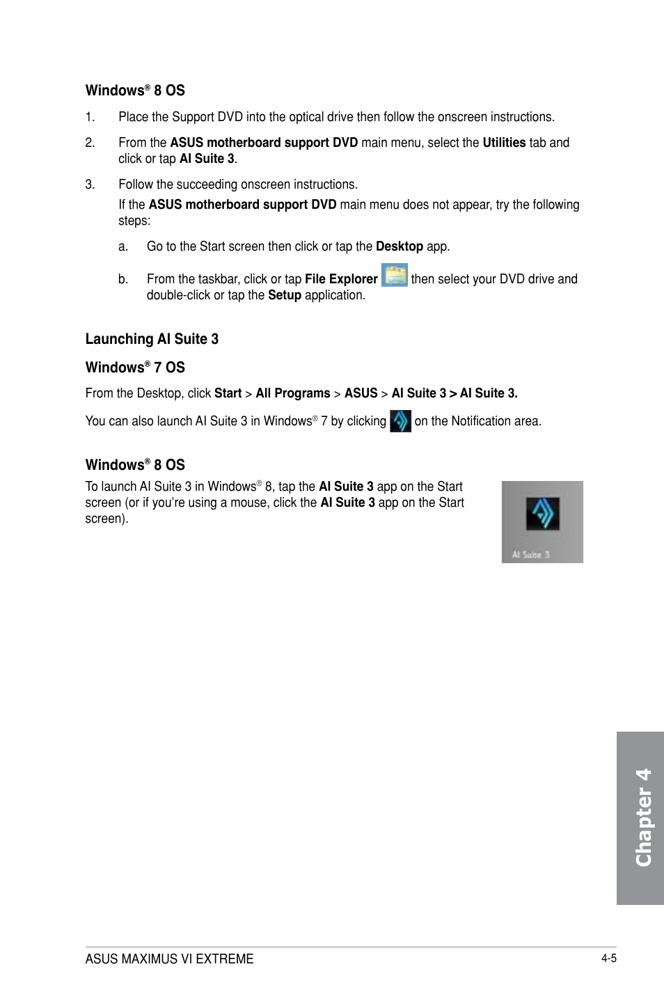 Chapter 4 | Asus MAXIMUS VI EXTREME User Manual | Page 153 / 218