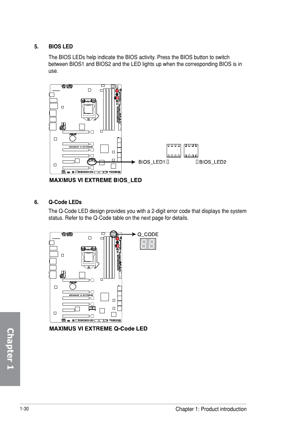 Chapter 1 | Asus MAXIMUS VI EXTREME User Manual | Page 46 / 218