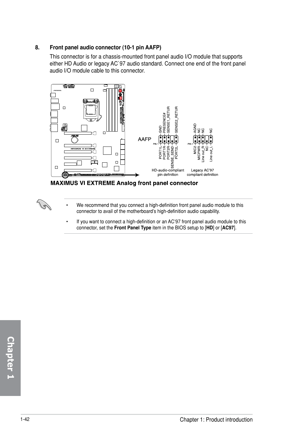 Chapter 1 | Asus MAXIMUS VI EXTREME User Manual | Page 58 / 218