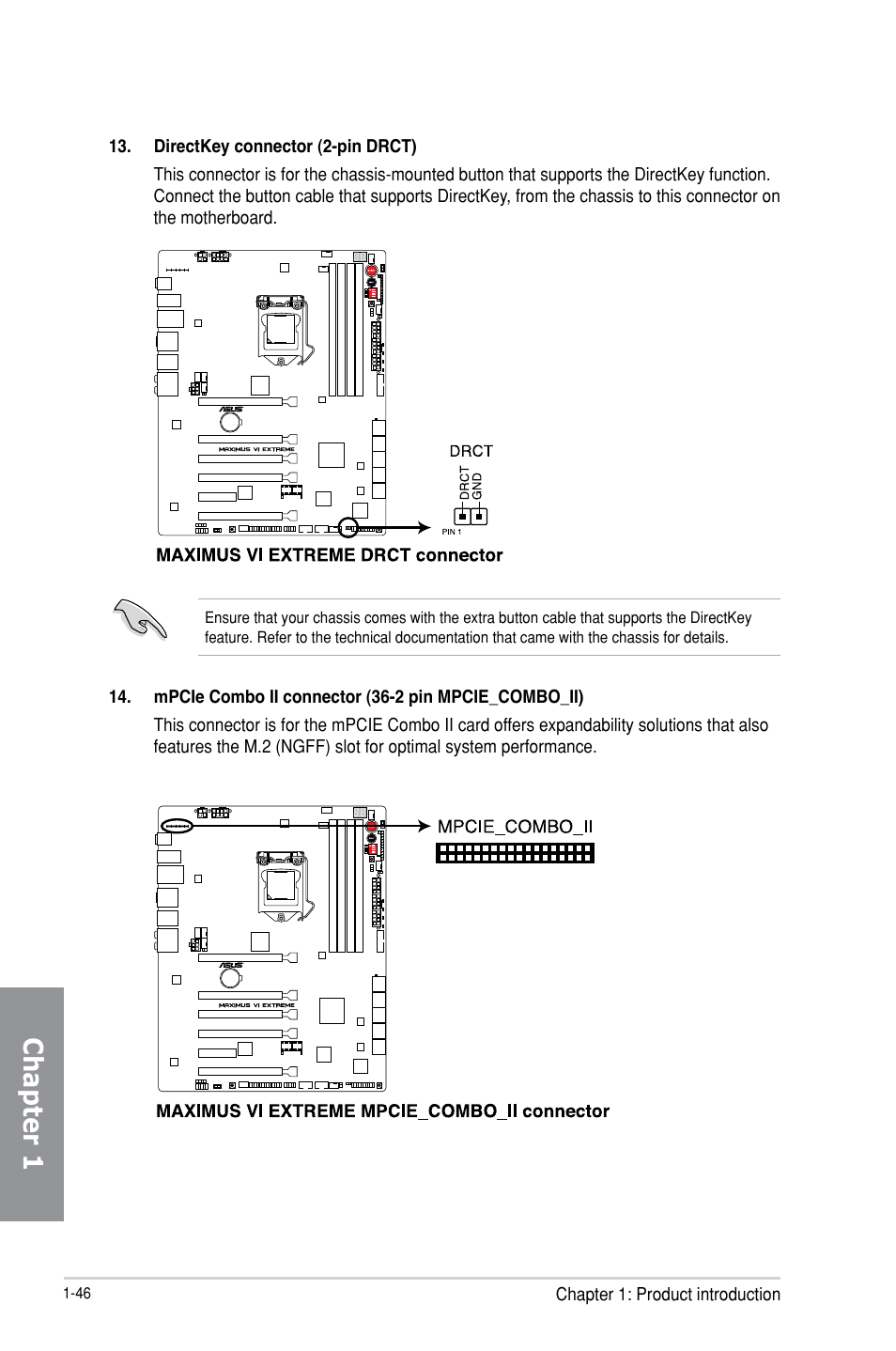 Chapter 1 | Asus MAXIMUS VI EXTREME User Manual | Page 62 / 218