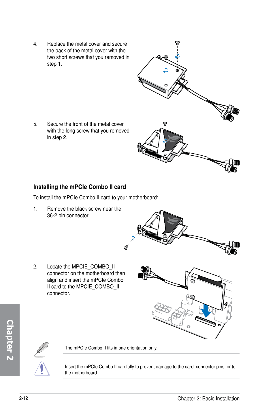Chapter 2 | Asus MAXIMUS VI EXTREME User Manual | Page 76 / 218