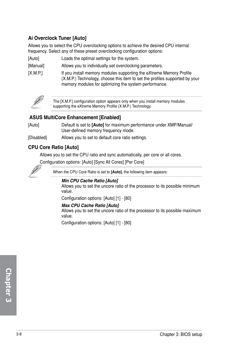 Chapter 3 | Asus MAXIMUS VI EXTREME User Manual | Page 98 / 218