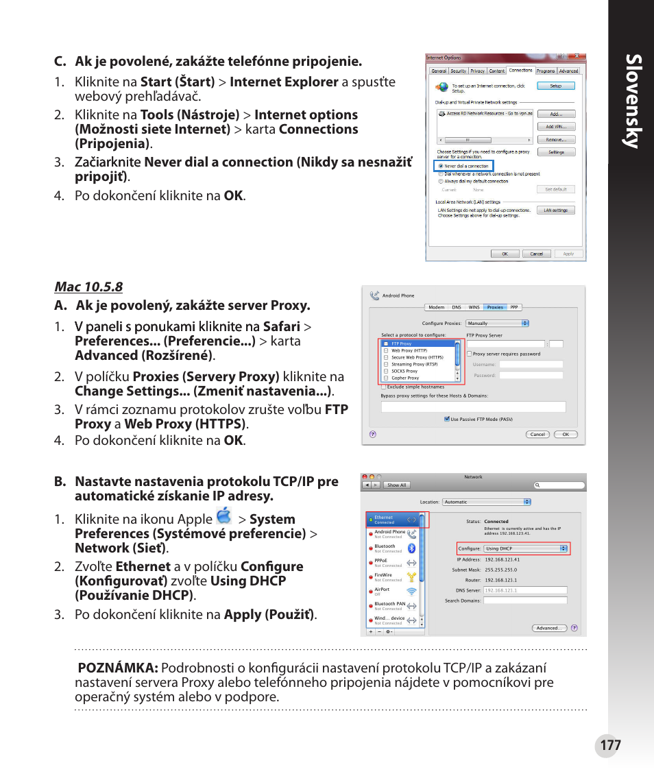 Slo vensk y | Asus RT-N53 User Manual | Page 177 / 202