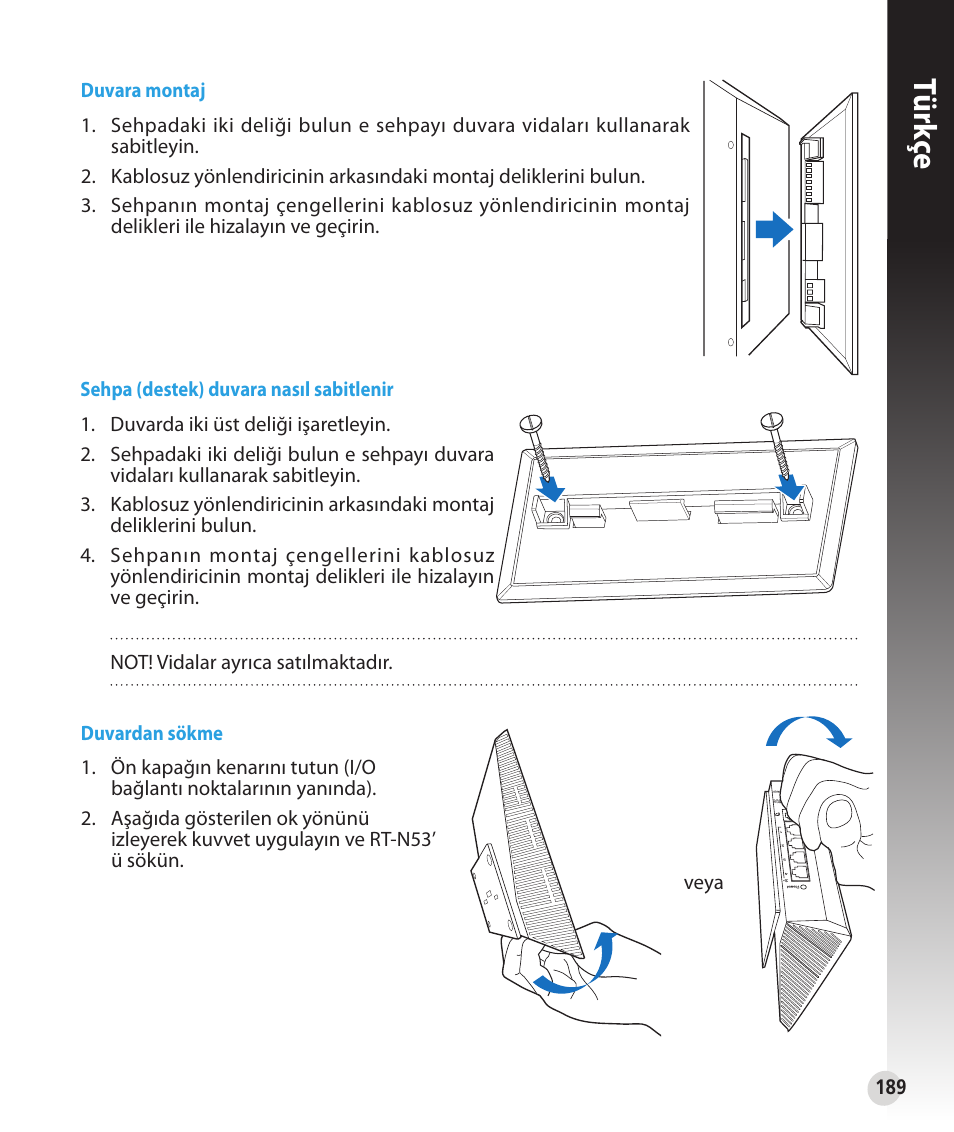 Tür kç e | Asus RT-N53 User Manual | Page 189 / 202