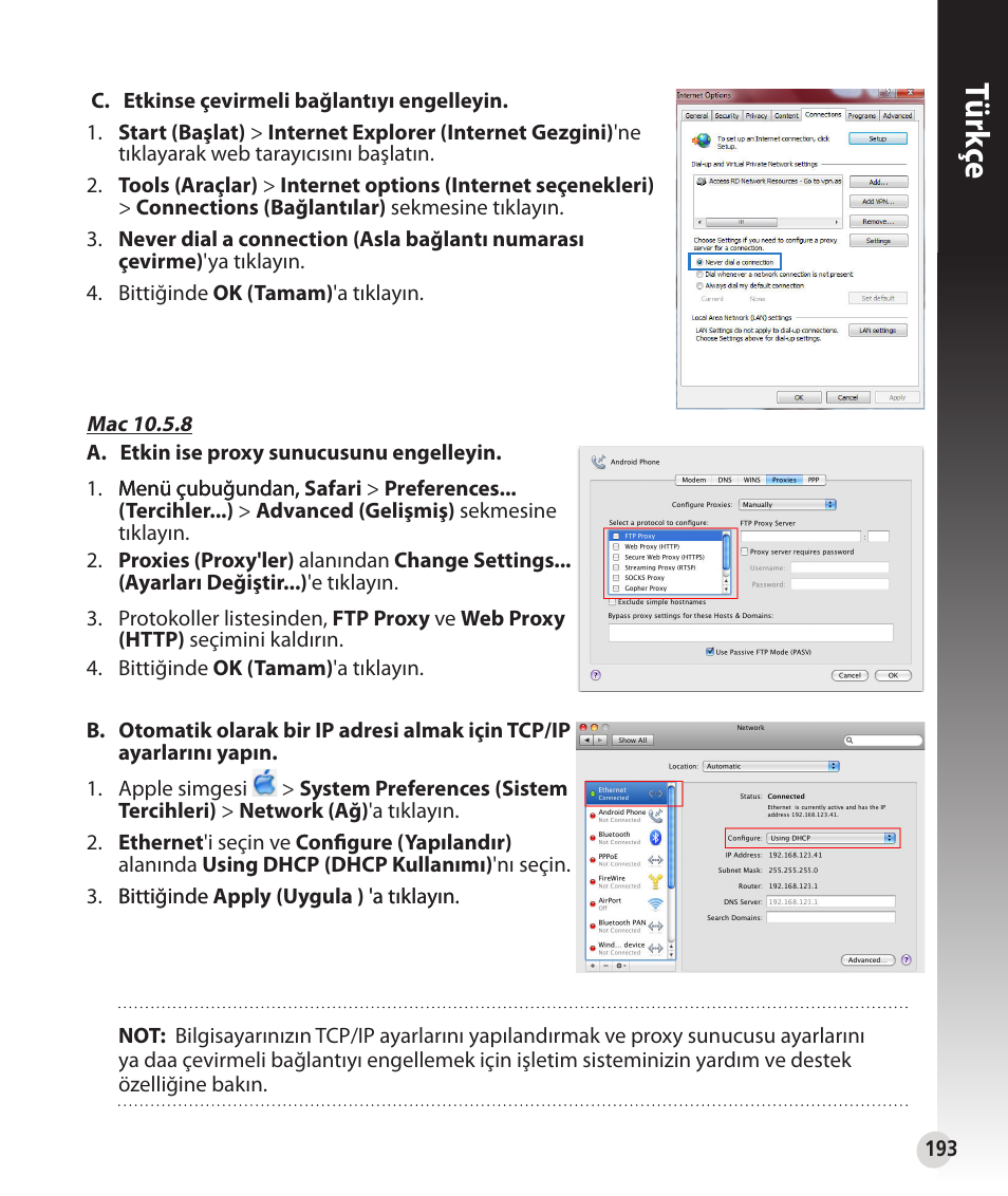 Tür kç e | Asus RT-N53 User Manual | Page 193 / 202