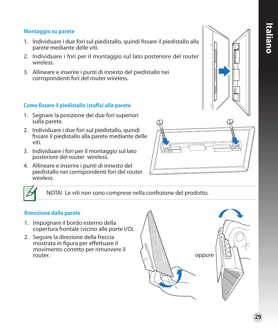 Italiano | Asus RT-N53 User Manual | Page 29 / 202