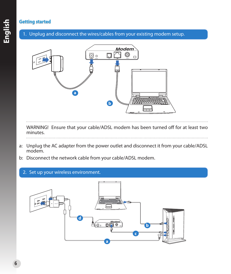 English | Asus RT-N53 User Manual | Page 6 / 202