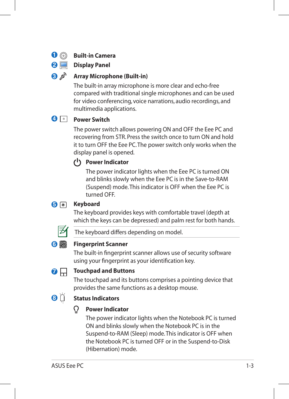 Asus Eee PC 1004DN User Manual | Page 11 / 66