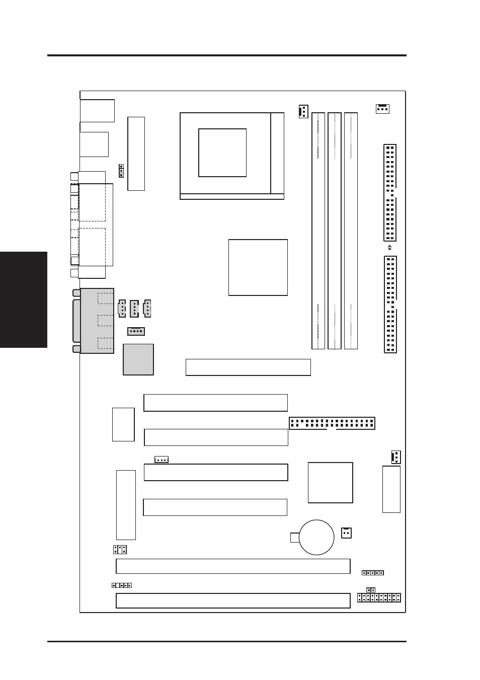 Iii. hardware setup, Asus mel-c motherboard layout, Intel 440lx agpset | 12 asus mel-c user’s manual, Motherboard layout iii. h/w setup, Intel piix4 chipset, Floppy, Socket 370 | Asus MEL-C User Manual | Page 12 / 80