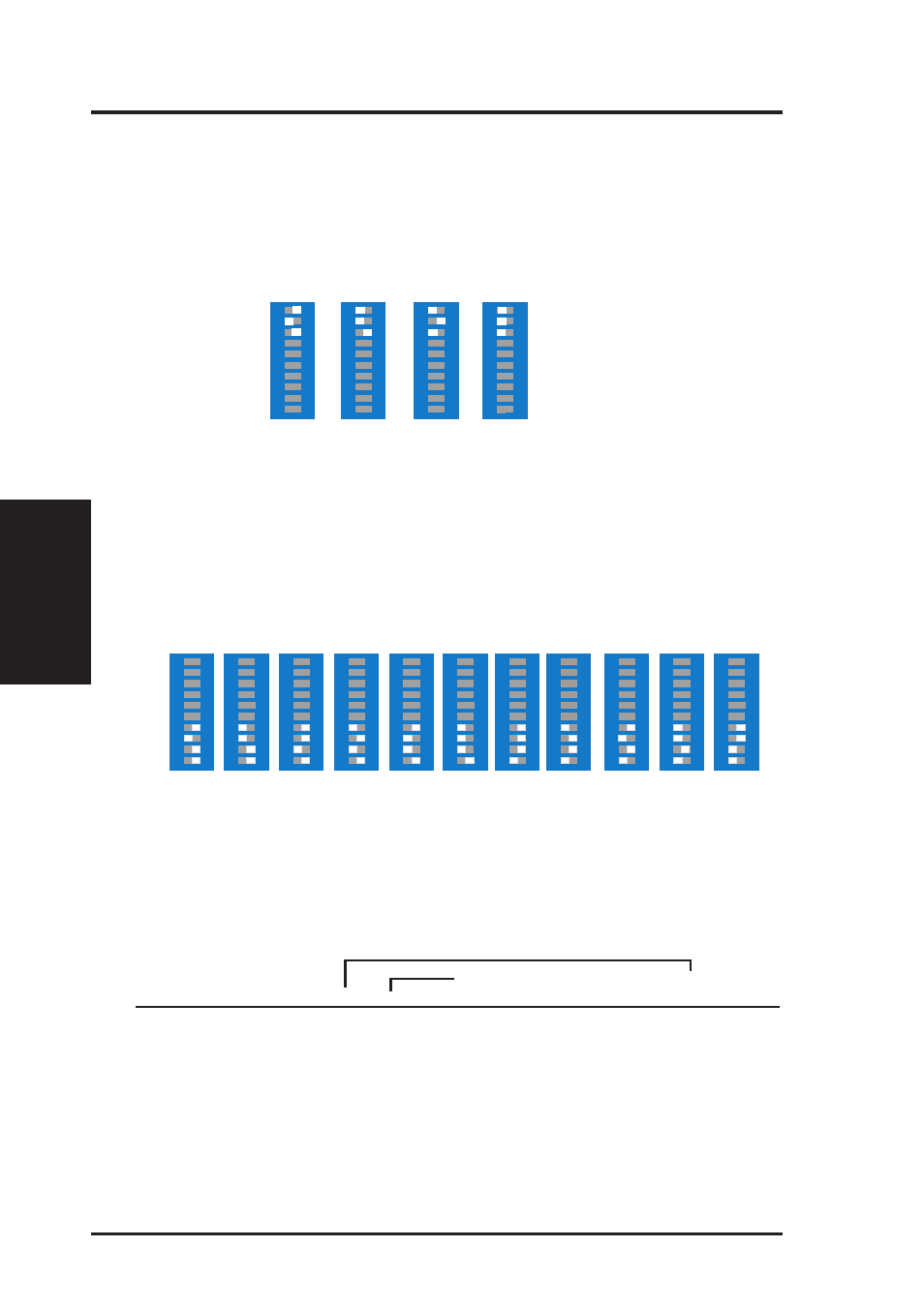 Iii. hardware setup, 16 asus mel-c user’s manual, Mel-c cpu bus frequency selection | Mel-c cpu : bus frequency multiple | Asus MEL-C User Manual | Page 16 / 80