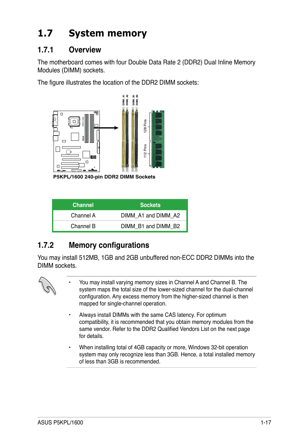 1 overview | Asus P5KPL/1600 User Manual | Page 29 / 104