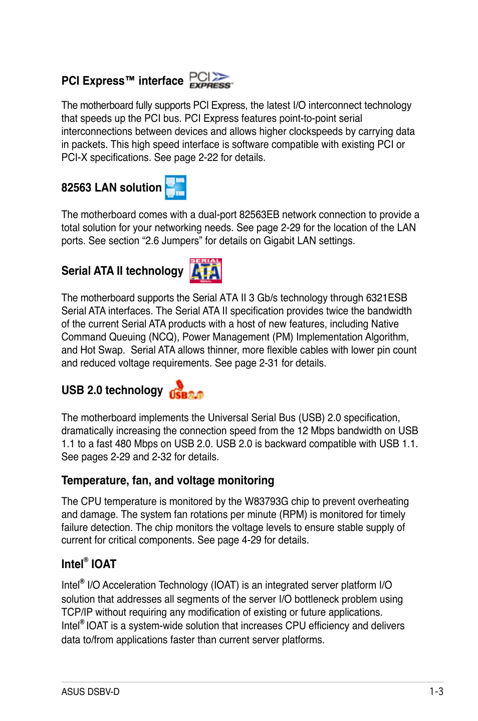 Asus DSBV-D User Manual | Page 17 / 168