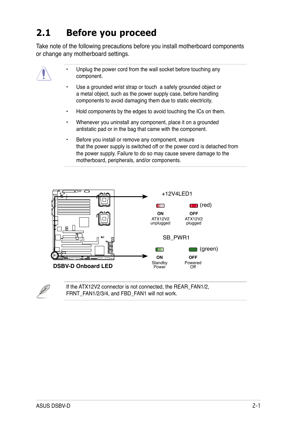 1 before you proceed | Asus DSBV-D User Manual | Page 21 / 168