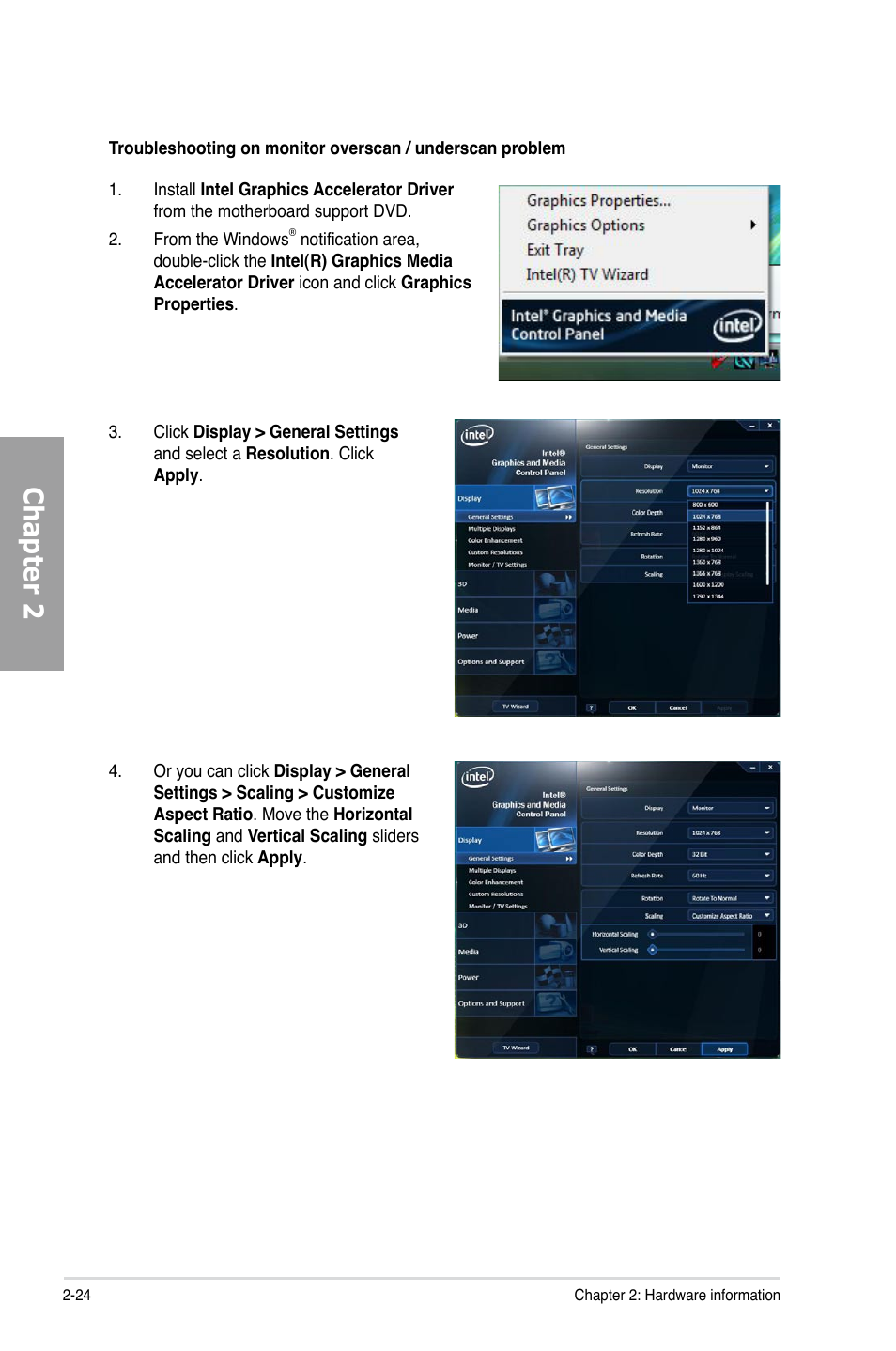 Chapter 2 | Asus P7H55D-M EVO User Manual | Page 42 / 106