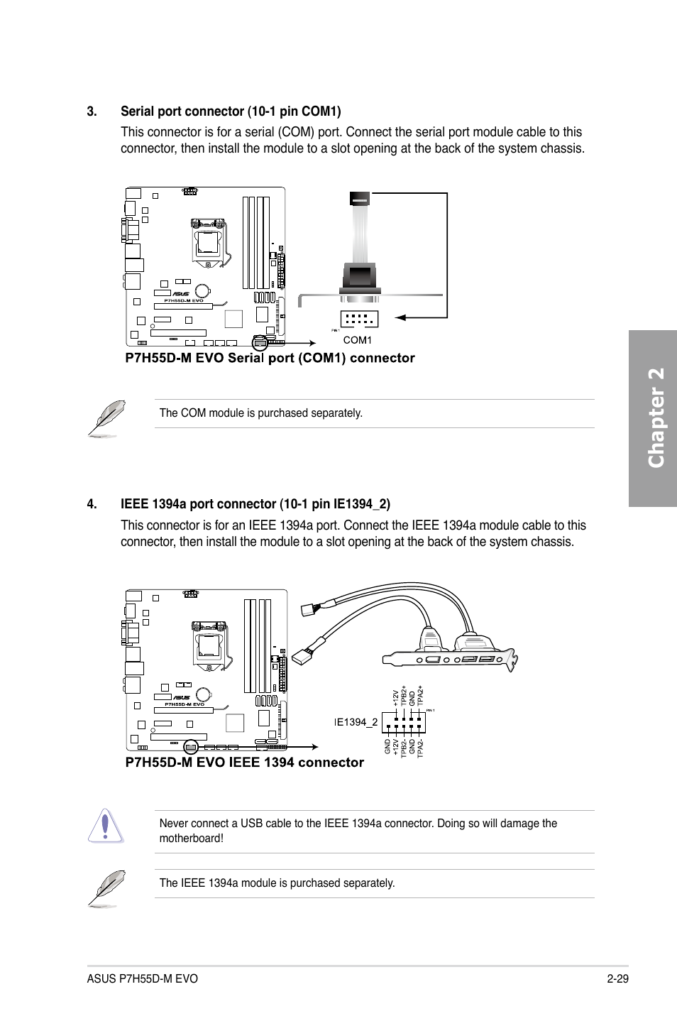 Chapter 2 | Asus P7H55D-M EVO User Manual | Page 47 / 106