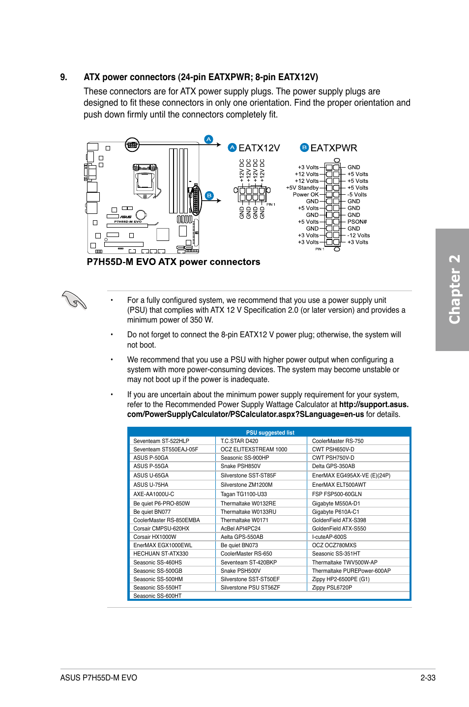 Chapter 2 | Asus P7H55D-M EVO User Manual | Page 51 / 106