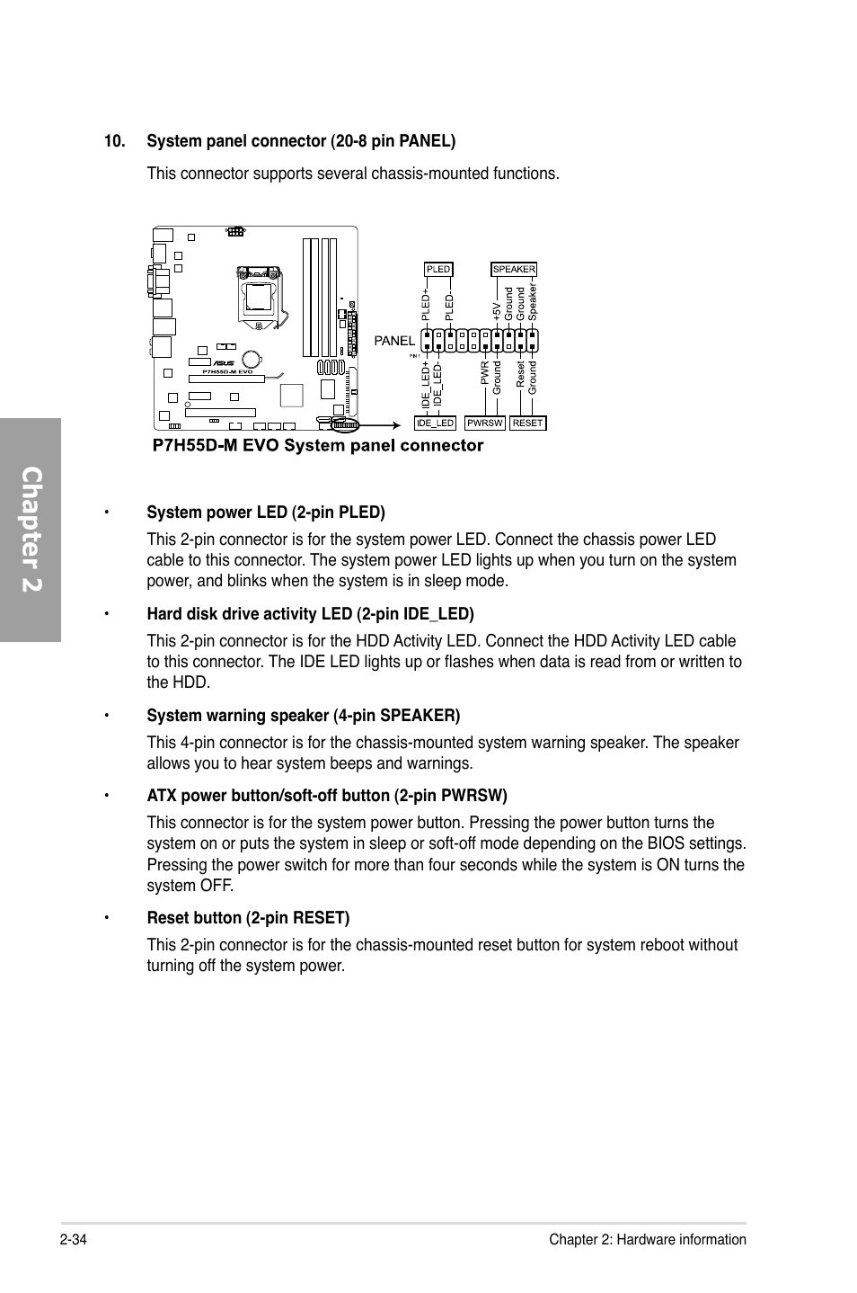 Chapter 2 | Asus P7H55D-M EVO User Manual | Page 52 / 106