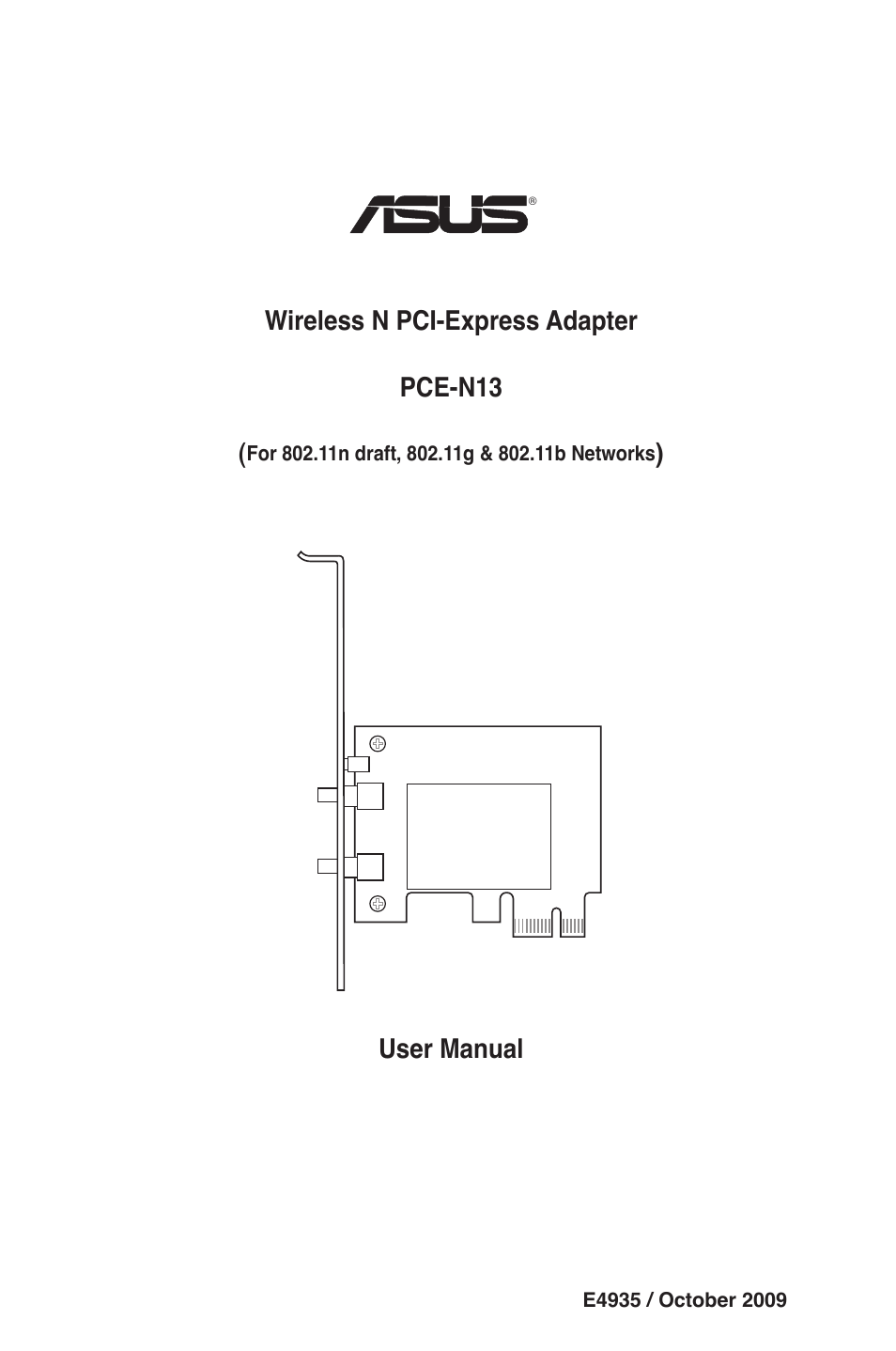 Asus PCE-N13 User Manual | 65 pages