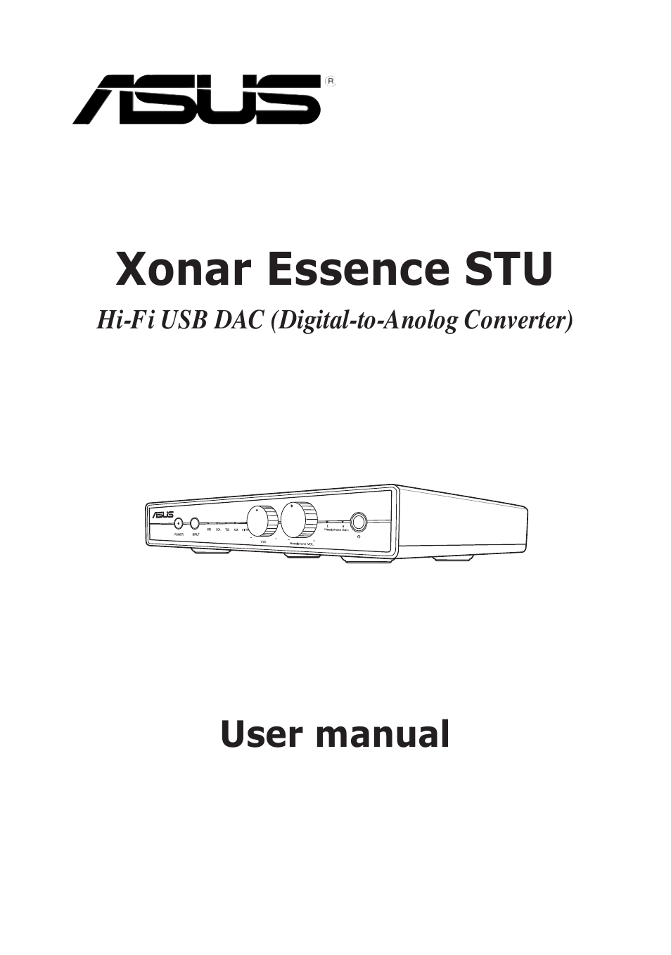 Asus Xonar Essence STU User Manual | 19 pages