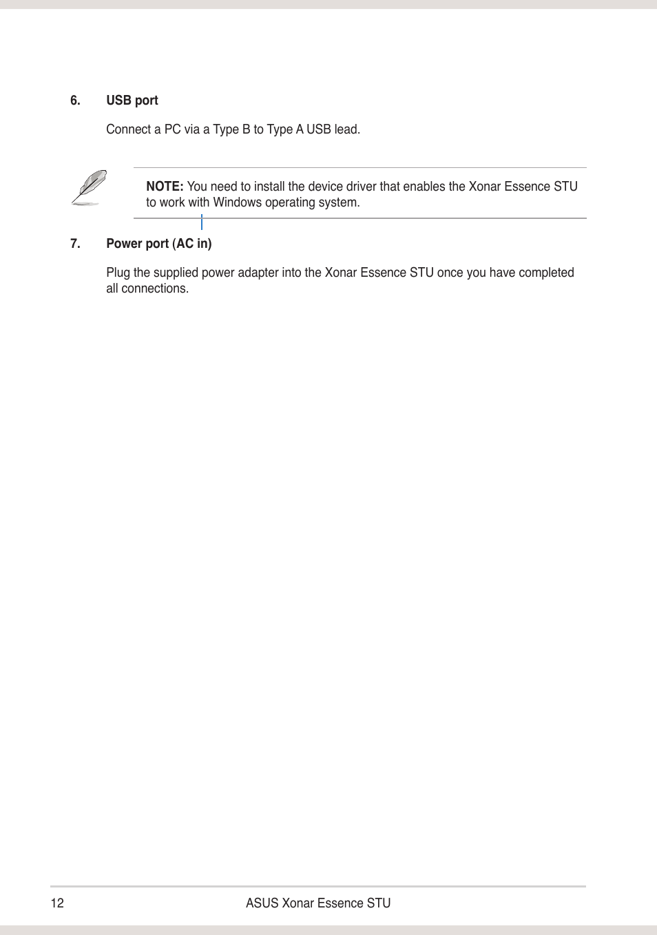 Asus Xonar Essence STU User Manual | Page 12 / 19