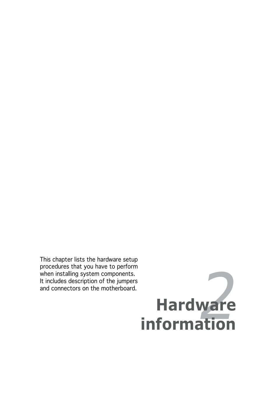 Asus P5LD2-X User Manual | Page 21 / 110