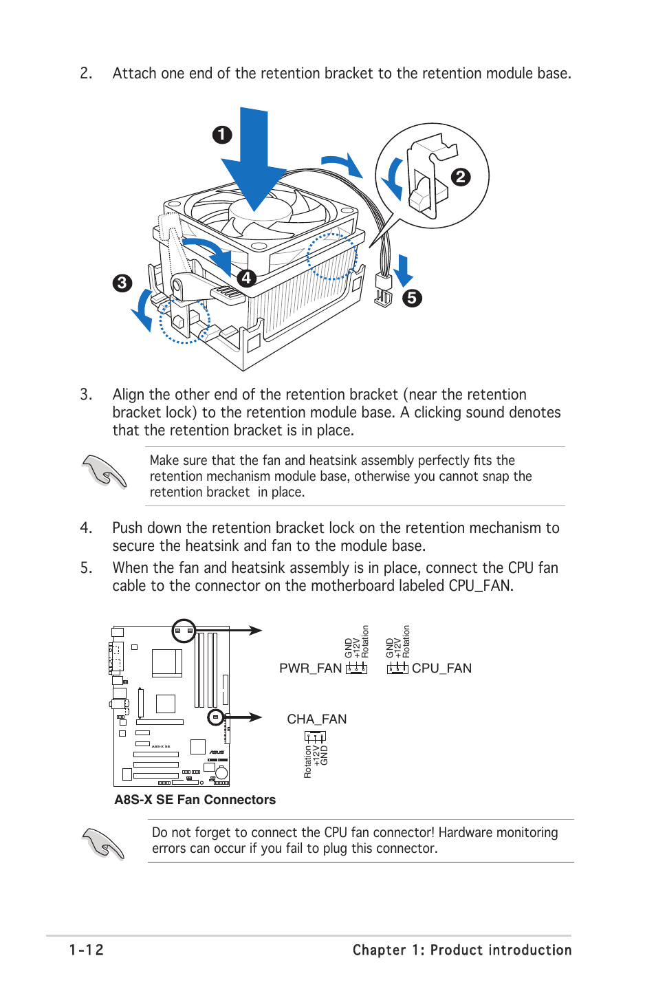 12 chapter 1: product introduction | Asus A8S-X User Manual | Page 24 / 78