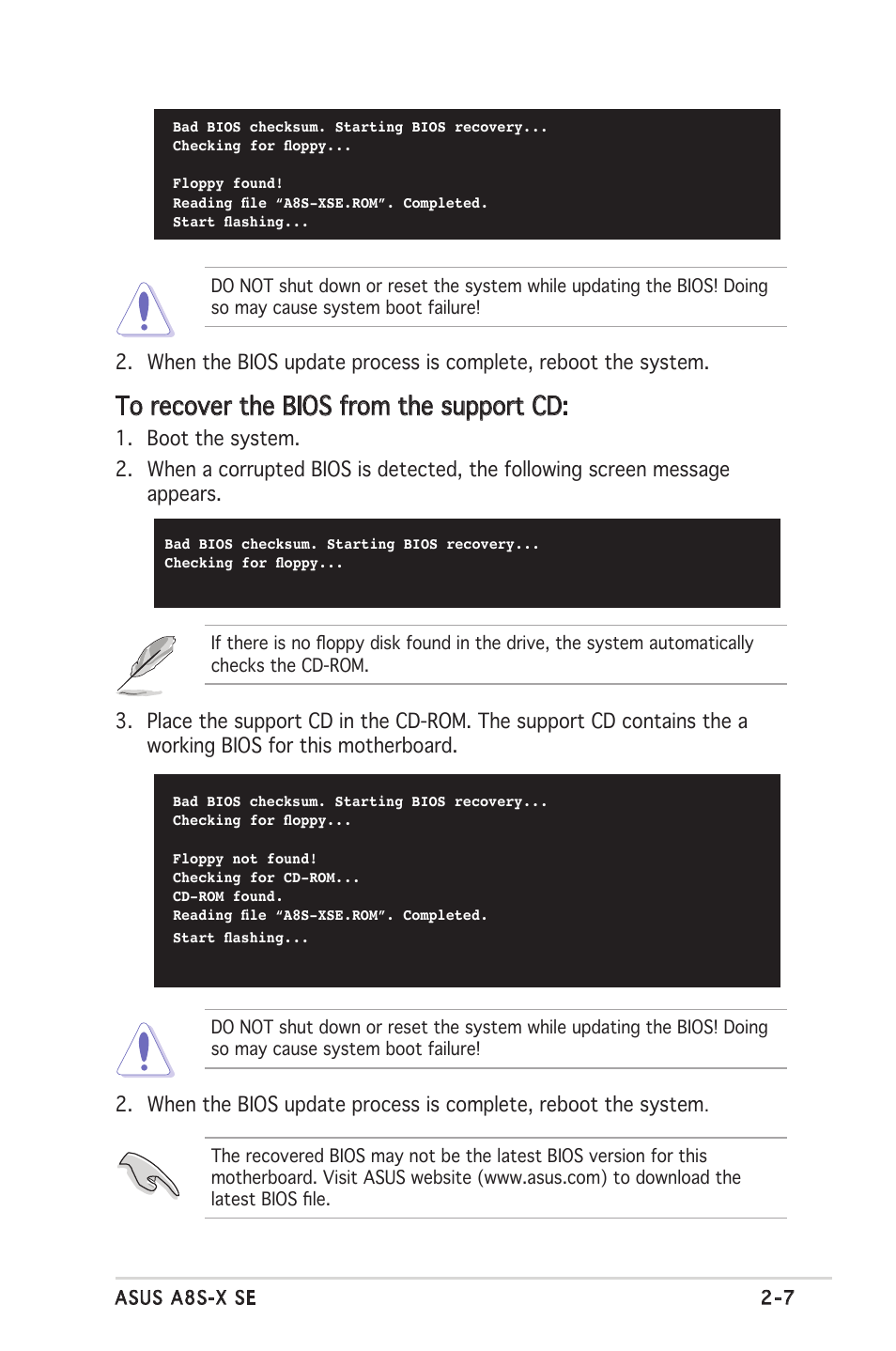 Asus A8S-X User Manual | Page 47 / 78