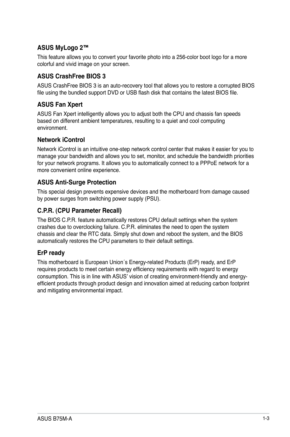 Asus B75M-A User Manual | Page 15 / 86