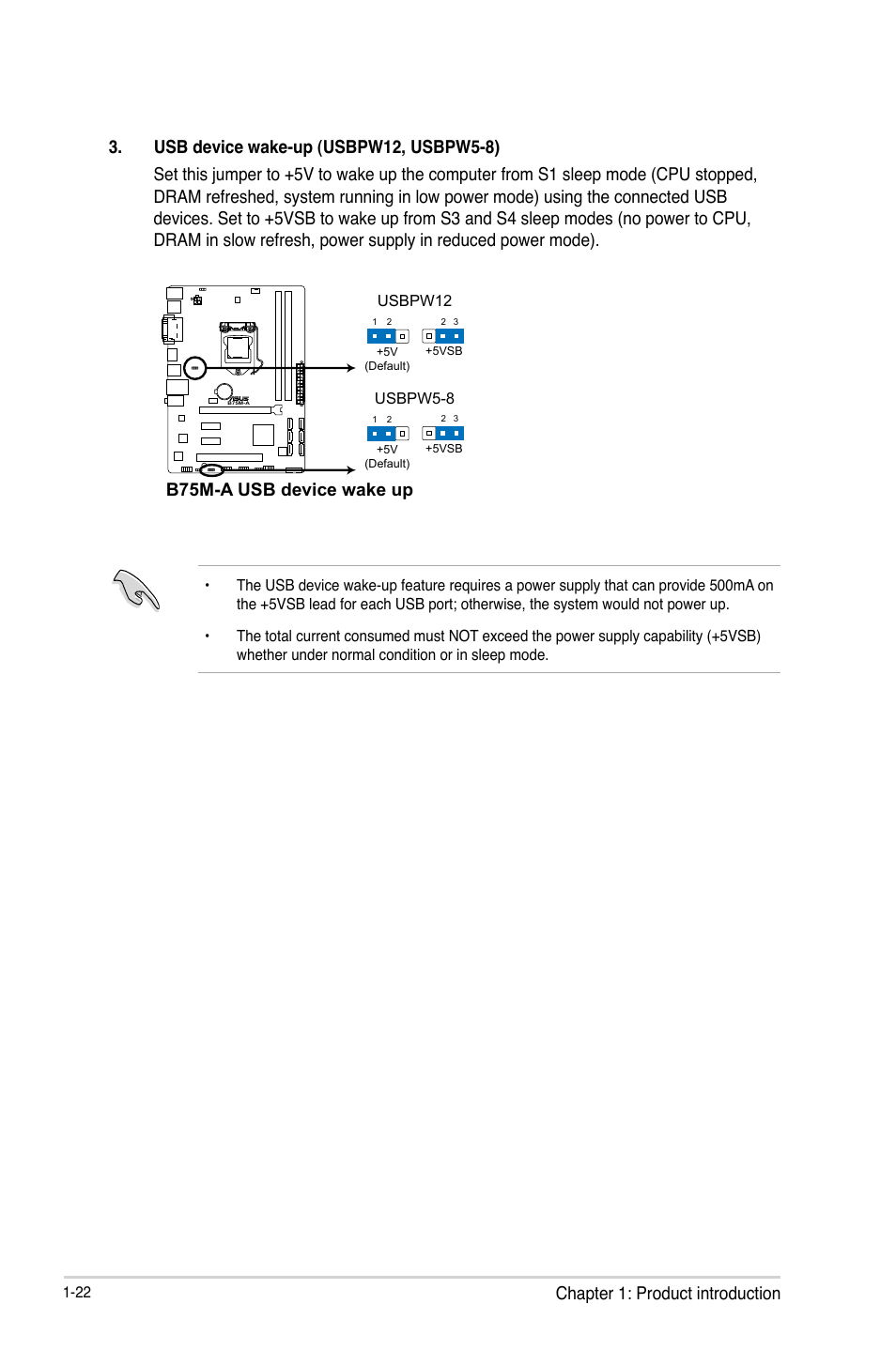 B75m-a usb device wake up | Asus B75M-A User Manual | Page 34 / 86