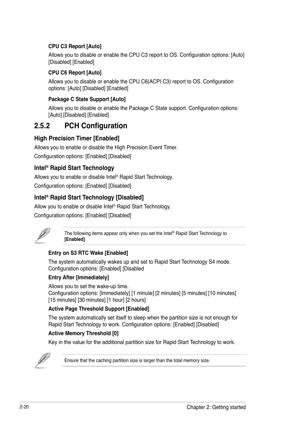 2 pch configuration | Asus B75M-A User Manual | Page 66 / 86